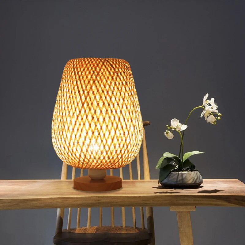 Lampe à poser bois à LED – Image 2