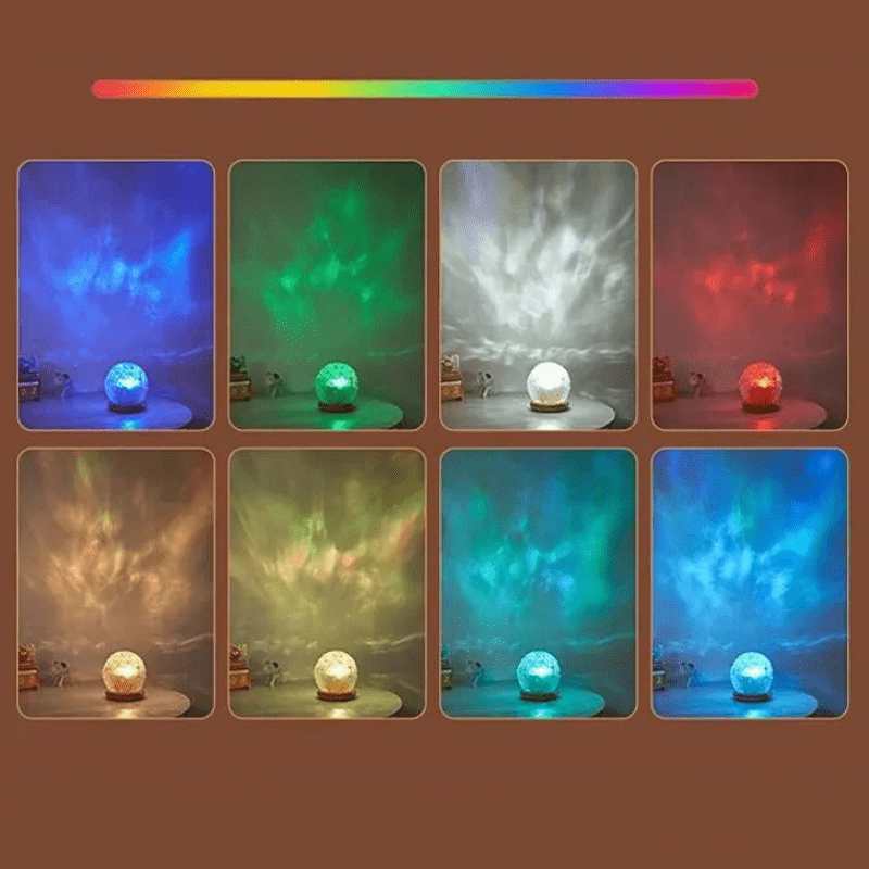 Lampe de chevet ondulation d'eau – Image 2