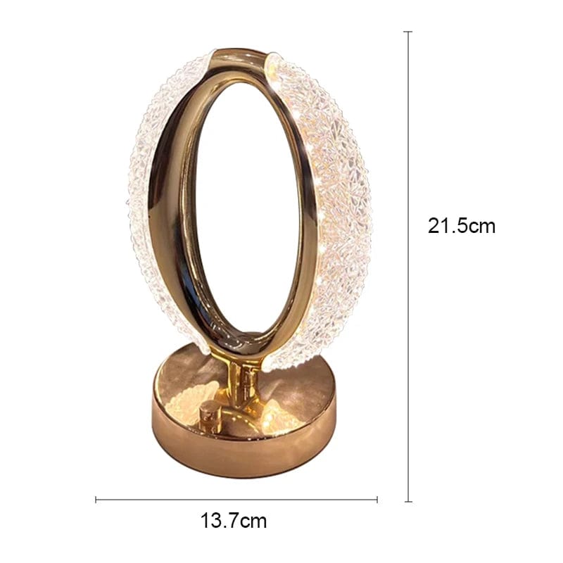 Lampe de chevet dorée – Image 3