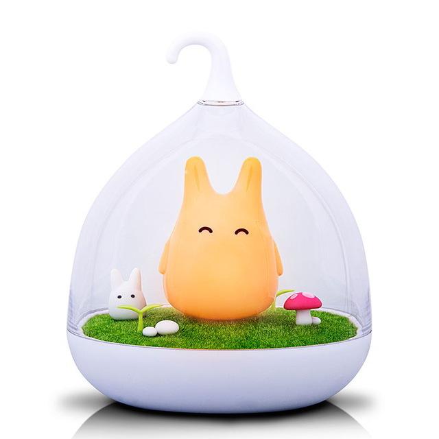 veilleuse-totoro-orange.jpg - Lampe de chevet de bureau